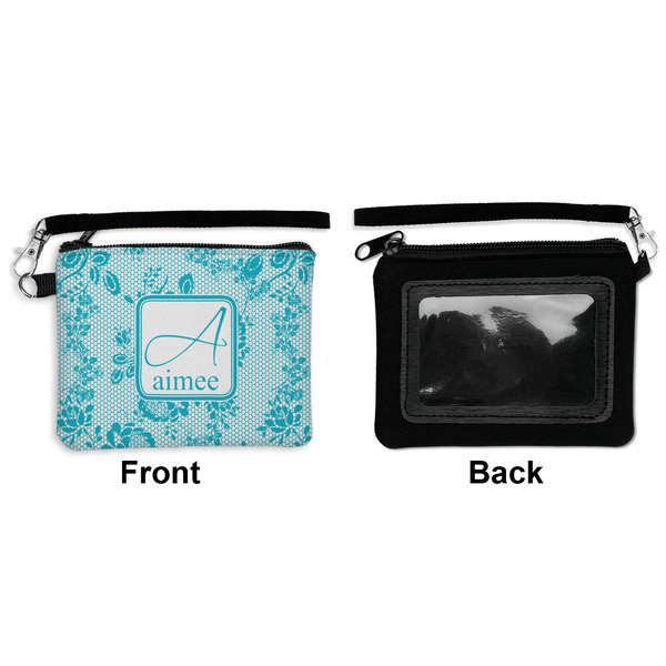 Lace Wristlet ID Cases - Front & Back