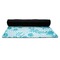 Lace Yoga Mat Rolled up Black Rubber Backing