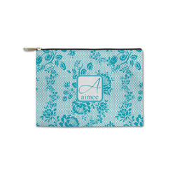 Lace Zipper Pouch - Small - 8.5"x6" (Personalized)