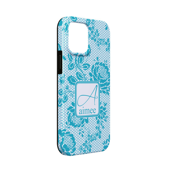 Custom Lace iPhone Case - Rubber Lined - iPhone 13 Mini (Personalized)