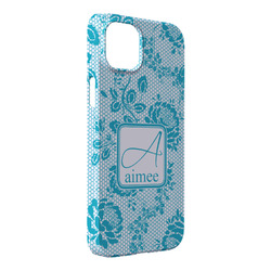 Lace iPhone Case - Plastic - iPhone 14 Plus (Personalized)