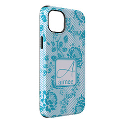 Lace iPhone Case - Rubber Lined - iPhone 14 Plus (Personalized)