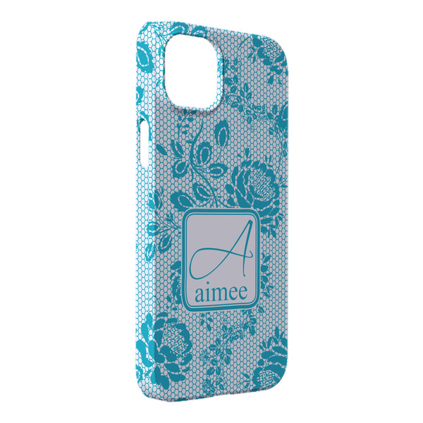 Custom Lace iPhone Case - Plastic - iPhone 14 Pro Max (Personalized)