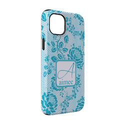 Lace iPhone Case - Rubber Lined - iPhone 14 (Personalized)