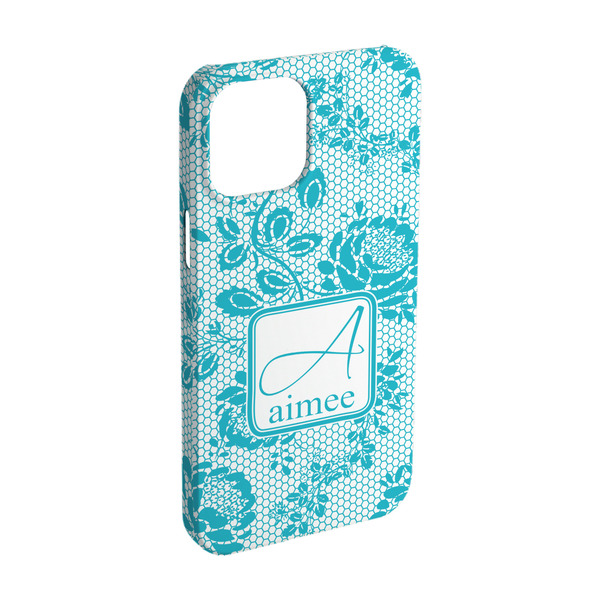 Custom Lace iPhone Case - Plastic - iPhone 15 (Personalized)