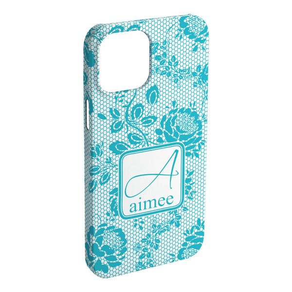 Custom Lace iPhone Case - Plastic (Personalized)