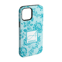 Lace iPhone Case - Rubber Lined - iPhone 15 (Personalized)