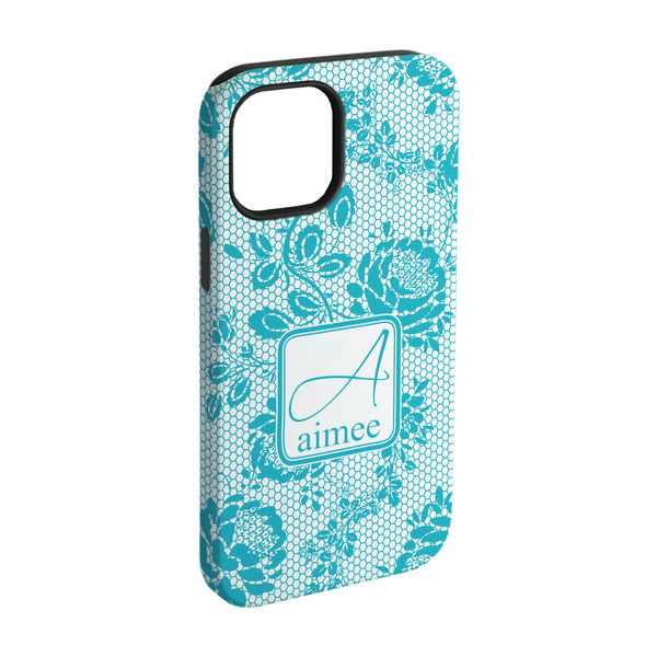 Custom Lace iPhone Case - Rubber Lined - iPhone 15 (Personalized)