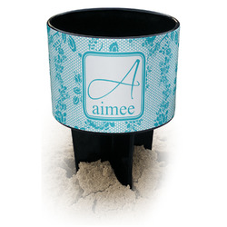 Lace Black Beach Spiker Drink Holder (Personalized)