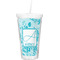 Teal Lace Double Wall Tumbler - 16oz