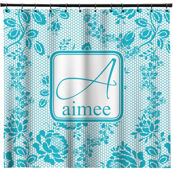 Custom Lace Shower Curtain - 71" x 74" (Personalized)