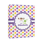 Girls Astronaut Canvas Print (Personalized)