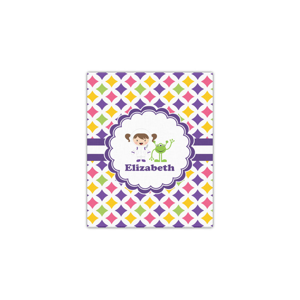 Girls Astronaut 11x14 - Canvas Print - Front View