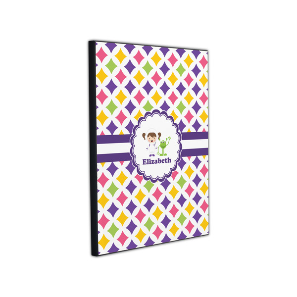 Girls Astronaut 11x14 Wood Print - Angle View