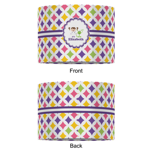 Girls Astronaut 12" Drum Lampshade - APPROVAL (Fabric)