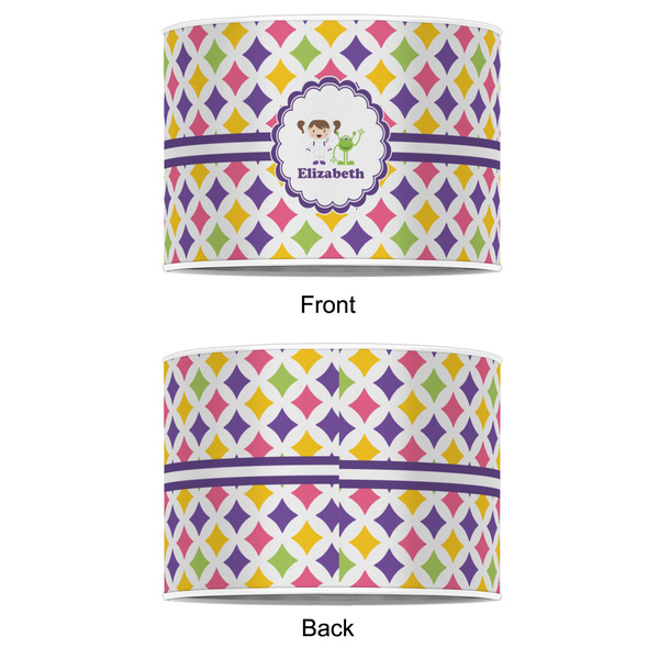 Girls Astronaut 12" Drum Lampshade - APPROVAL (Poly Film)