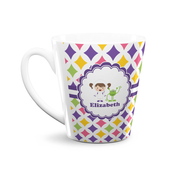 Girls Astronaut 12 Oz Latte Mug - Front