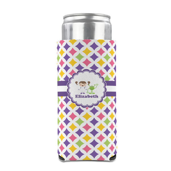 Girls Astronaut 12oz Tall Can Sleeve - FRONT (on can)