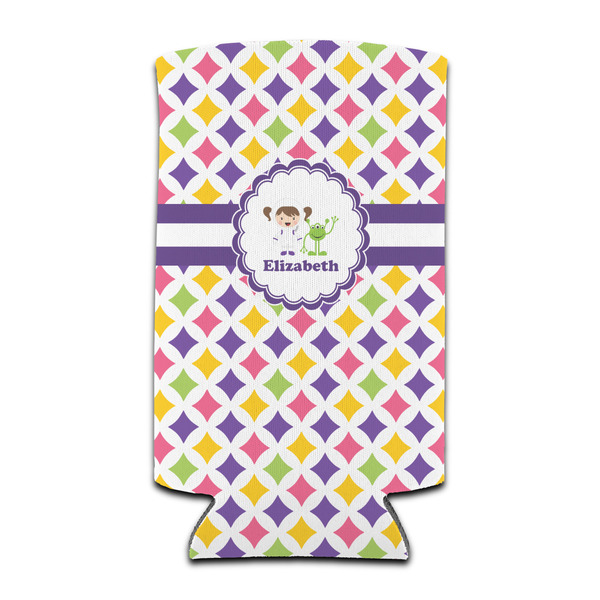 Custom Girls Astronaut Can Cooler (tall 12 oz) (Personalized)