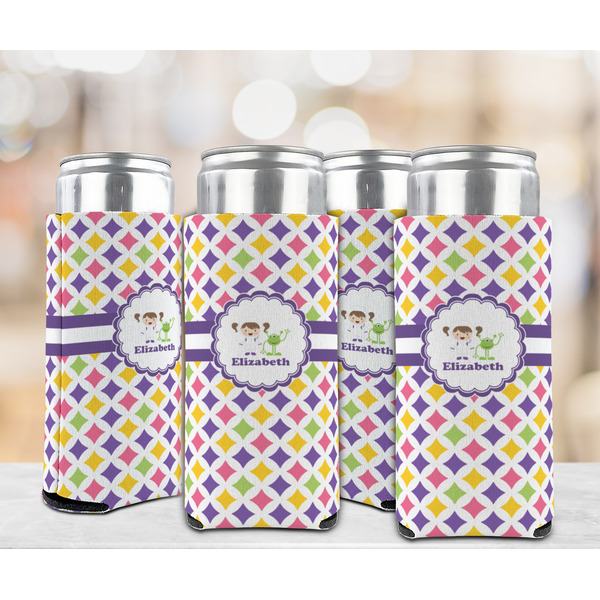 Girls Astronaut 12oz Tall Can Sleeve - Set of 4 - LIFESTYLE