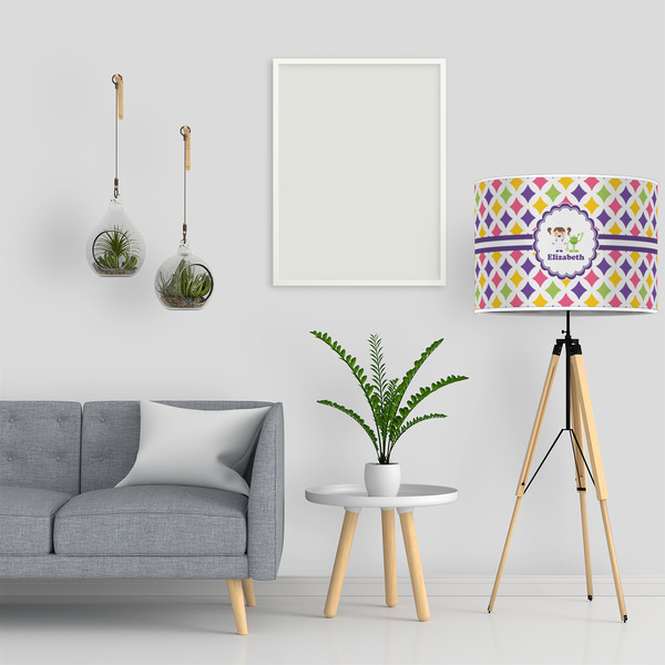 Girls Astronaut 16" Drum Lampshade - LIFESTYLE