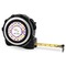 Girls Astronaut 16 Foot Black & Silver Tape Measures - Front