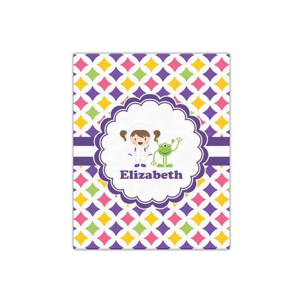 Girls Astronaut 16x20 - Canvas Print - Front View