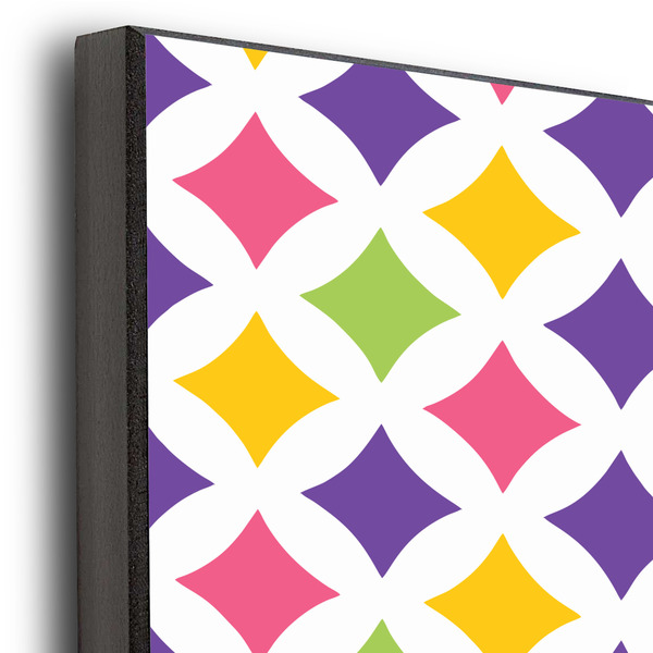 Girls Astronaut 16x20 Wood Print - Closeup