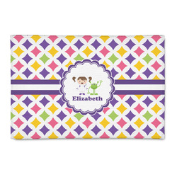 Girls Astronaut Patio Rug (Personalized)