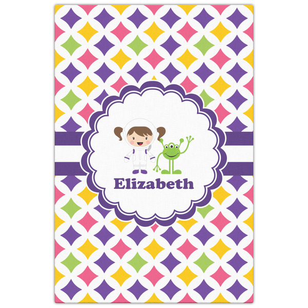 Girls Astronaut 20x30 - Canvas Print - Front View