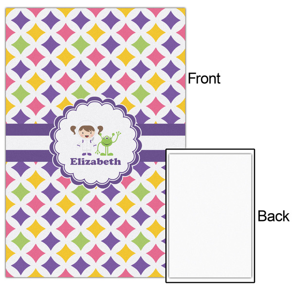 Girls Astronaut 24x36 - Matte Poster - Front & Back