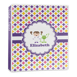 Girls Astronaut 3-Ring Binder - 1 inch (Personalized)