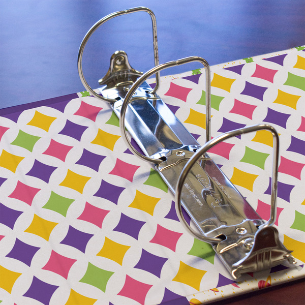 Girls Astronaut 3 Ring Binders - Full Wrap - 3" - DETAIL