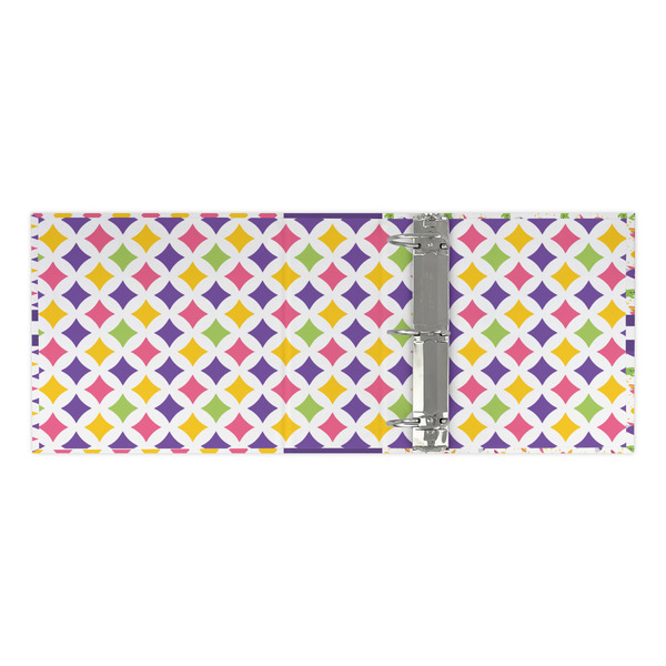 Girls Astronaut 3 Ring Binders - Full Wrap - 3" - OPEN INSIDE