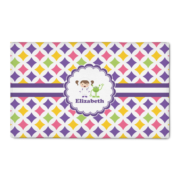 Custom Girls Astronaut 3' x 5' Indoor Area Rug (Personalized)