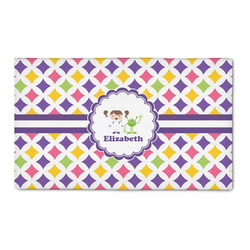 Girls Astronaut 3' x 5' Patio Rug (Personalized)