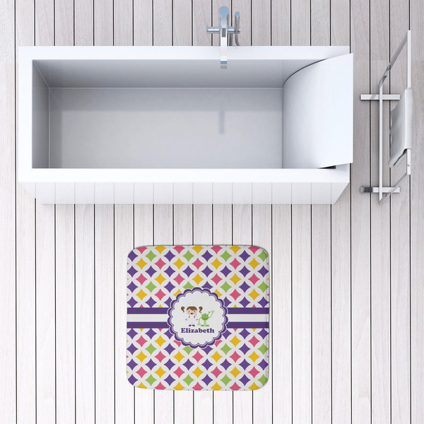 Girls Astronaut 48x48 Foam Memory Mat - LIFESTYLE