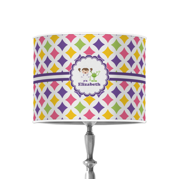 Girls Astronaut 8" Drum Lampshade - ON STAND (Poly Film)