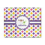 Girls Astronaut 8' x 10' Indoor Area Rug (Personalized)