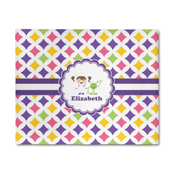 Girls Astronaut 8' x 10' Indoor Area Rug (Personalized)