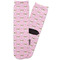Girls Astronaut Adult Crew Socks - Single Pair - Front and Back