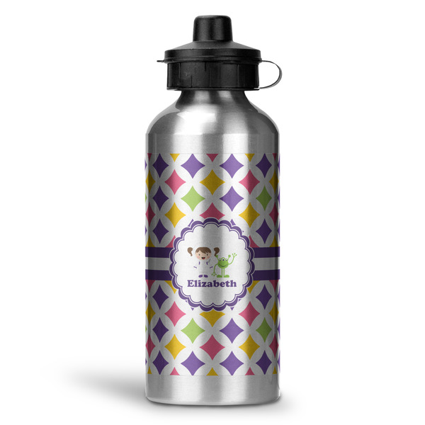 Custom Girls Astronaut Water Bottle - Aluminum - 20 oz (Personalized)