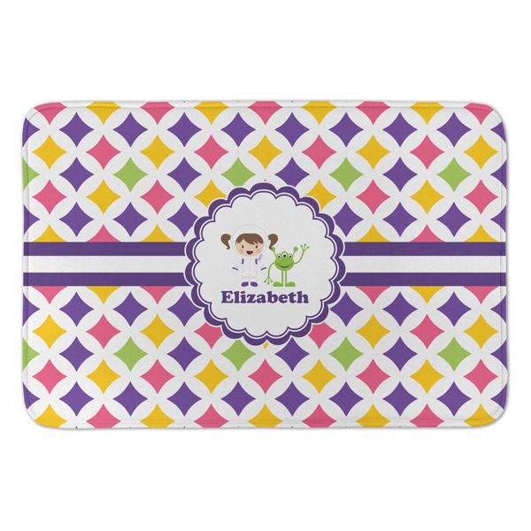 Custom Girls Astronaut Anti-Fatigue Kitchen Mat (Personalized)