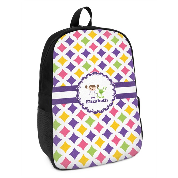 Custom Girls Astronaut Kids Backpack (Personalized)