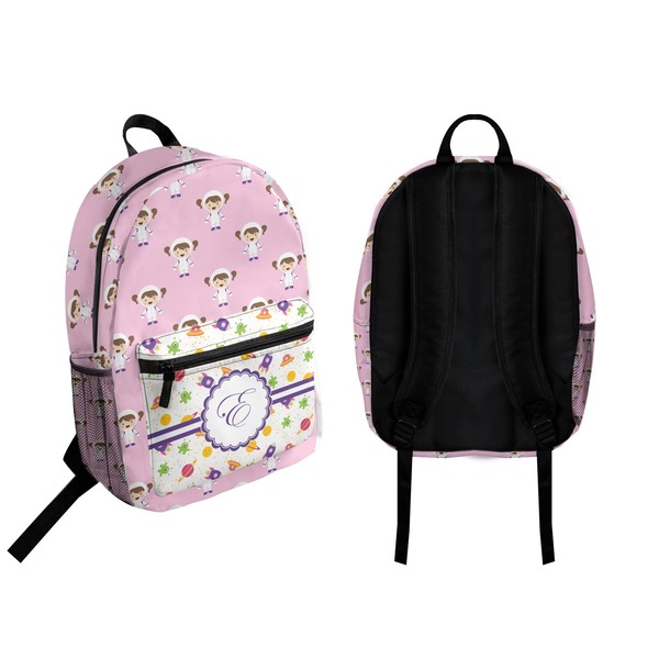 Girls Astronaut Backpack front and back - Apvl