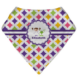 Girls Astronaut Bandana Bib (Personalized)