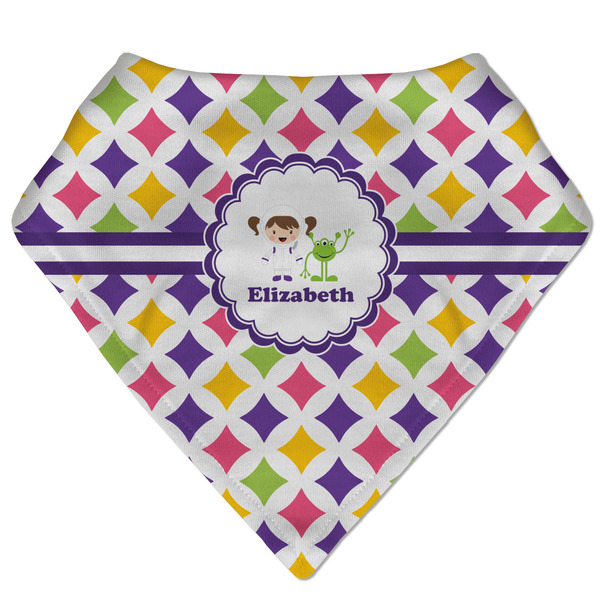 Custom Girls Astronaut Bandana Bib (Personalized)