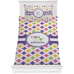 Girls Astronaut Comforter Set - Twin (Personalized)