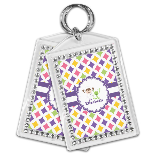 Girls Astronaut Bling Keychain - MAIN