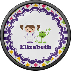 Girls Astronaut Cabinet Knob (Black) (Personalized)